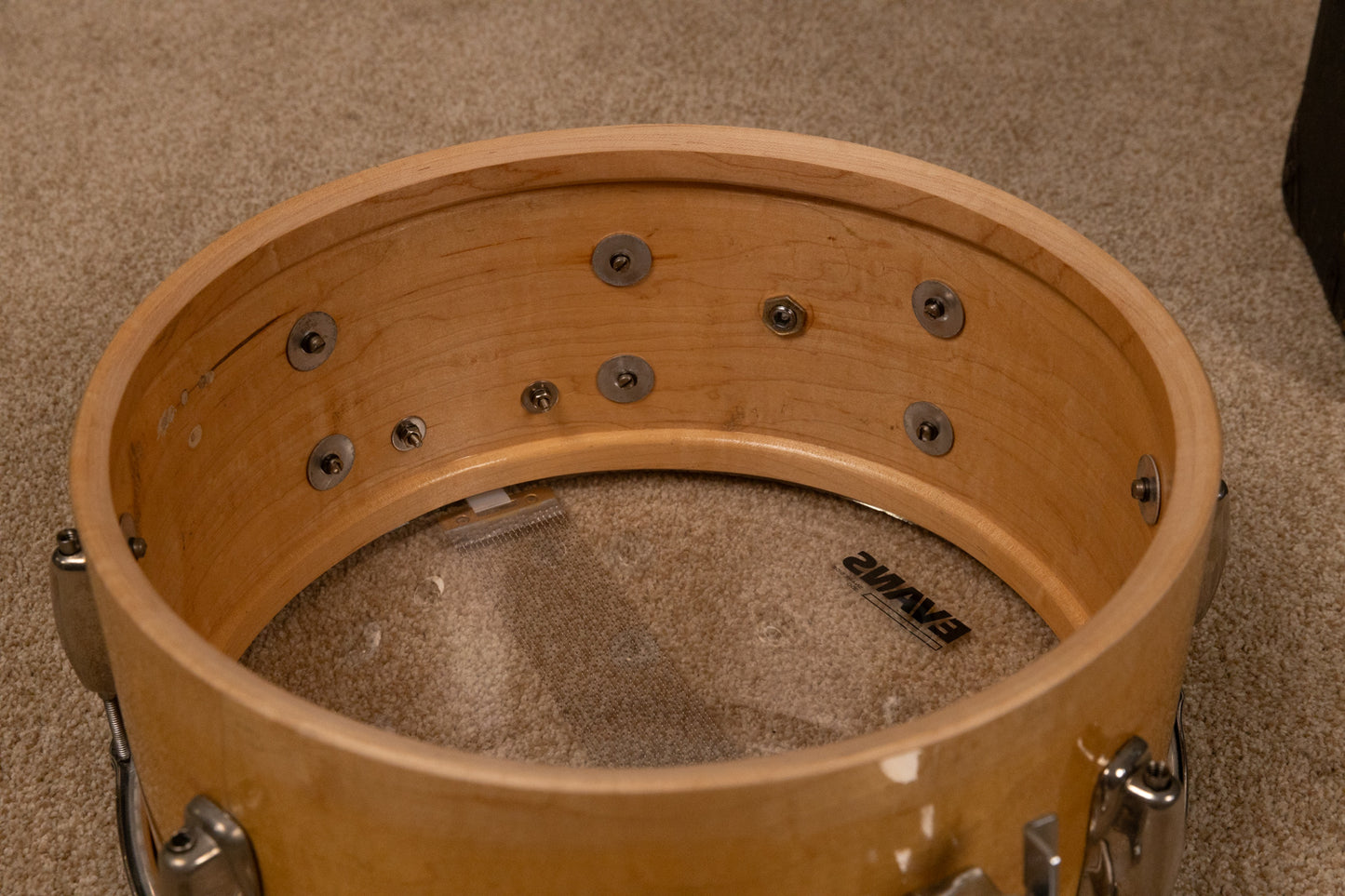 Slingerland 6.5x14 Natural Maple Radio King Clone Snare Drum