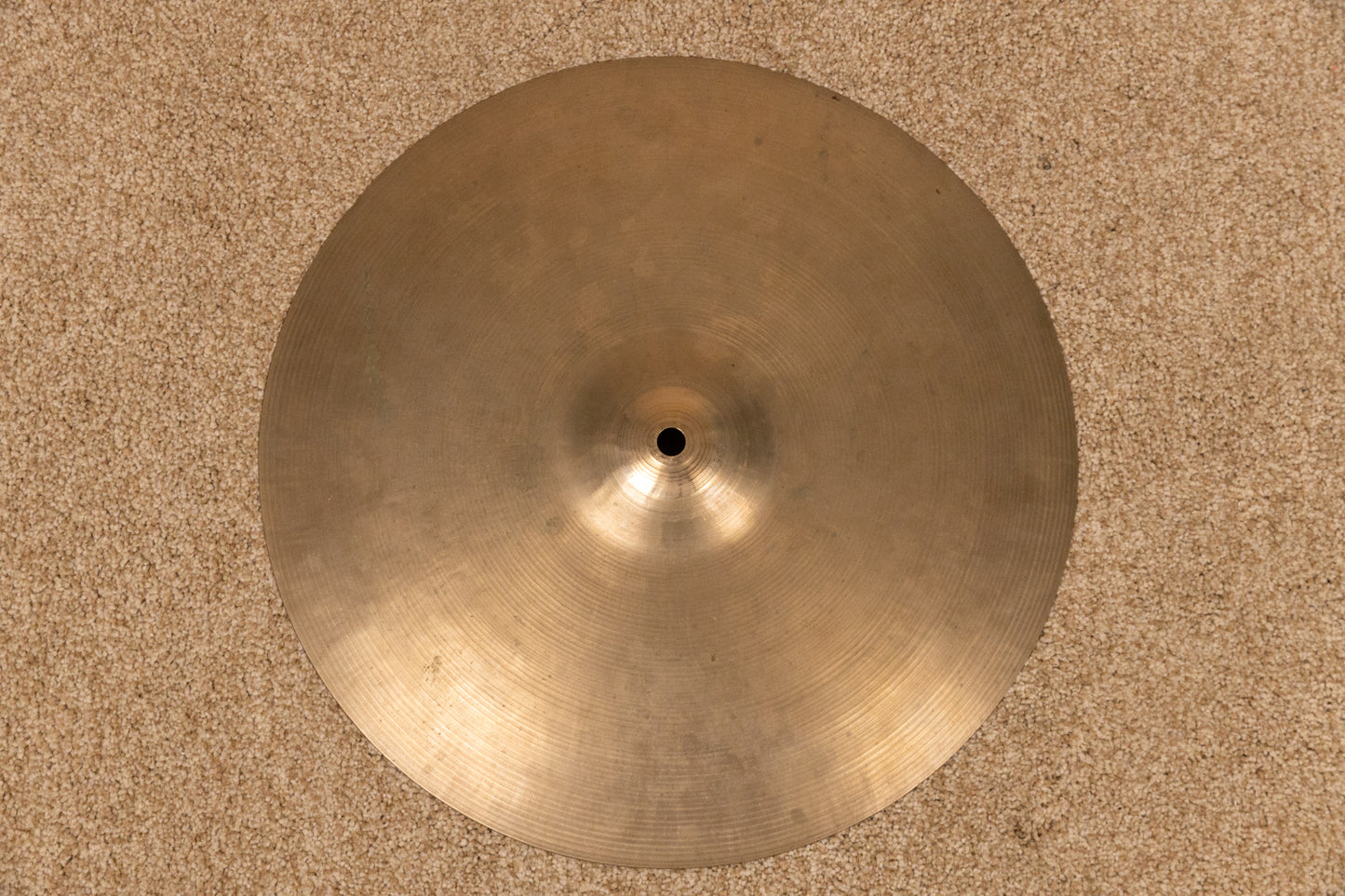 Vintage Italian 14" Hi Hat Cymbals 772g 1209g