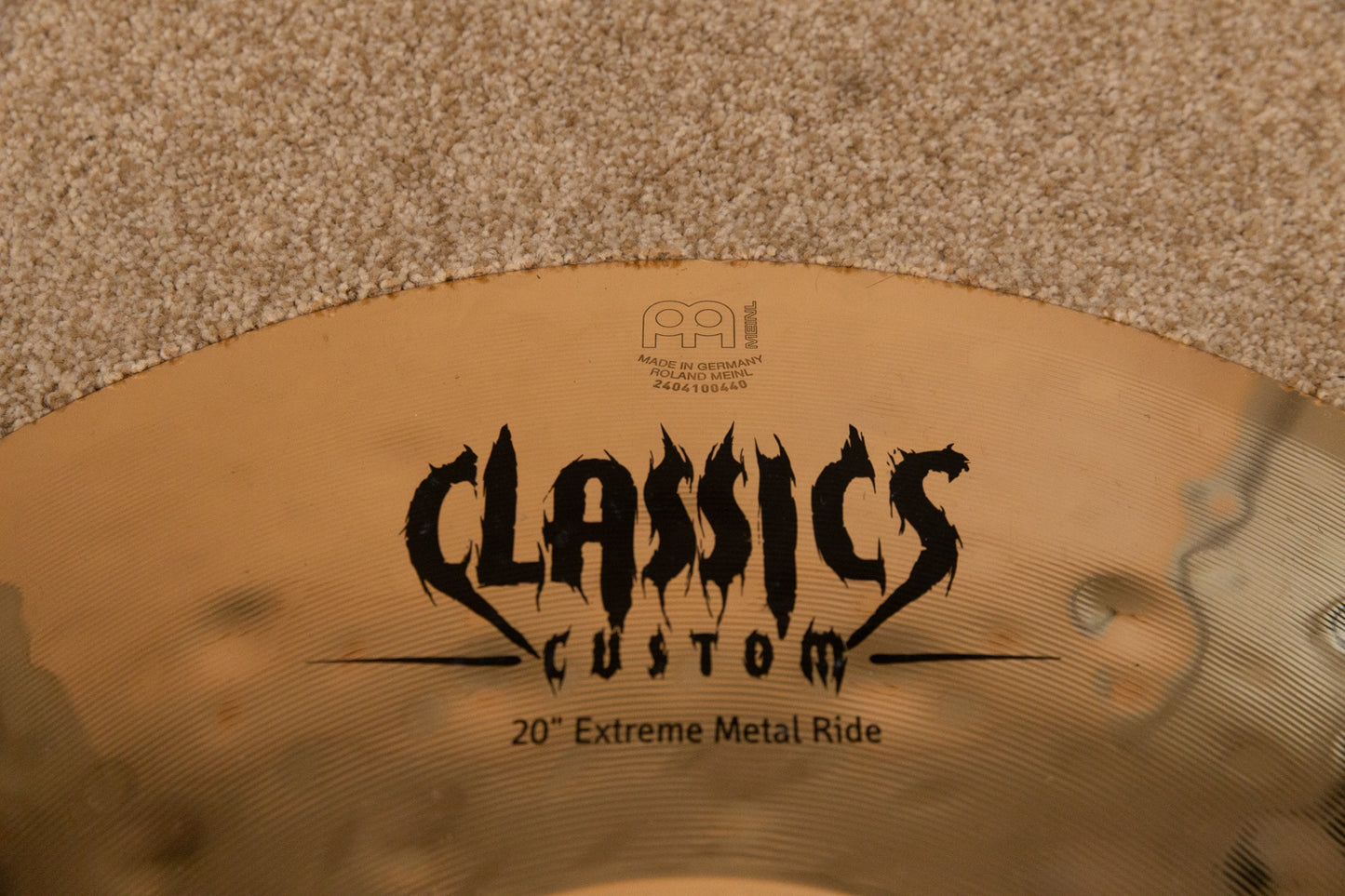 Meinl 20" Classics Custom Extreme Metal Ride 2890g