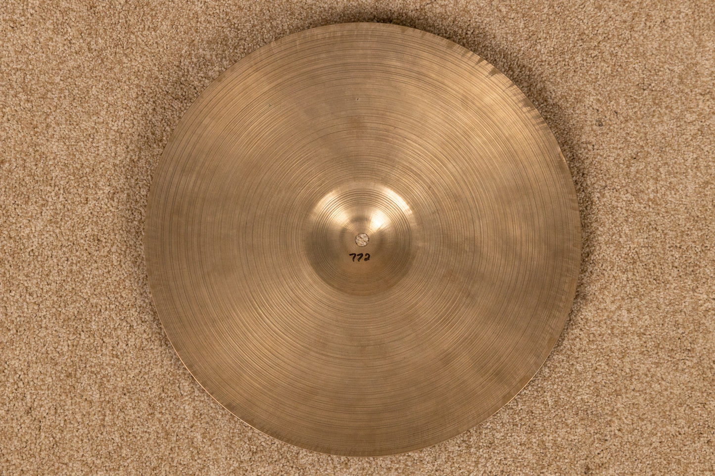 Vintage Italian 14" Hi Hat Cymbals 772g 1209g