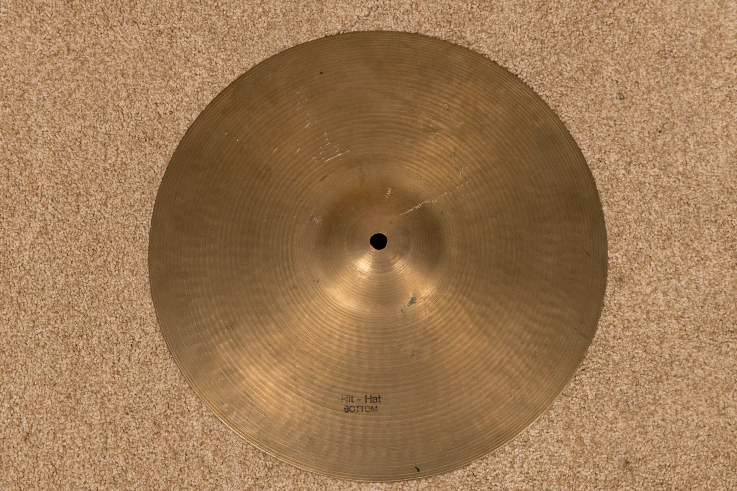 Vintage Italian 14" Hi Hat Cymbals 772g 1209g