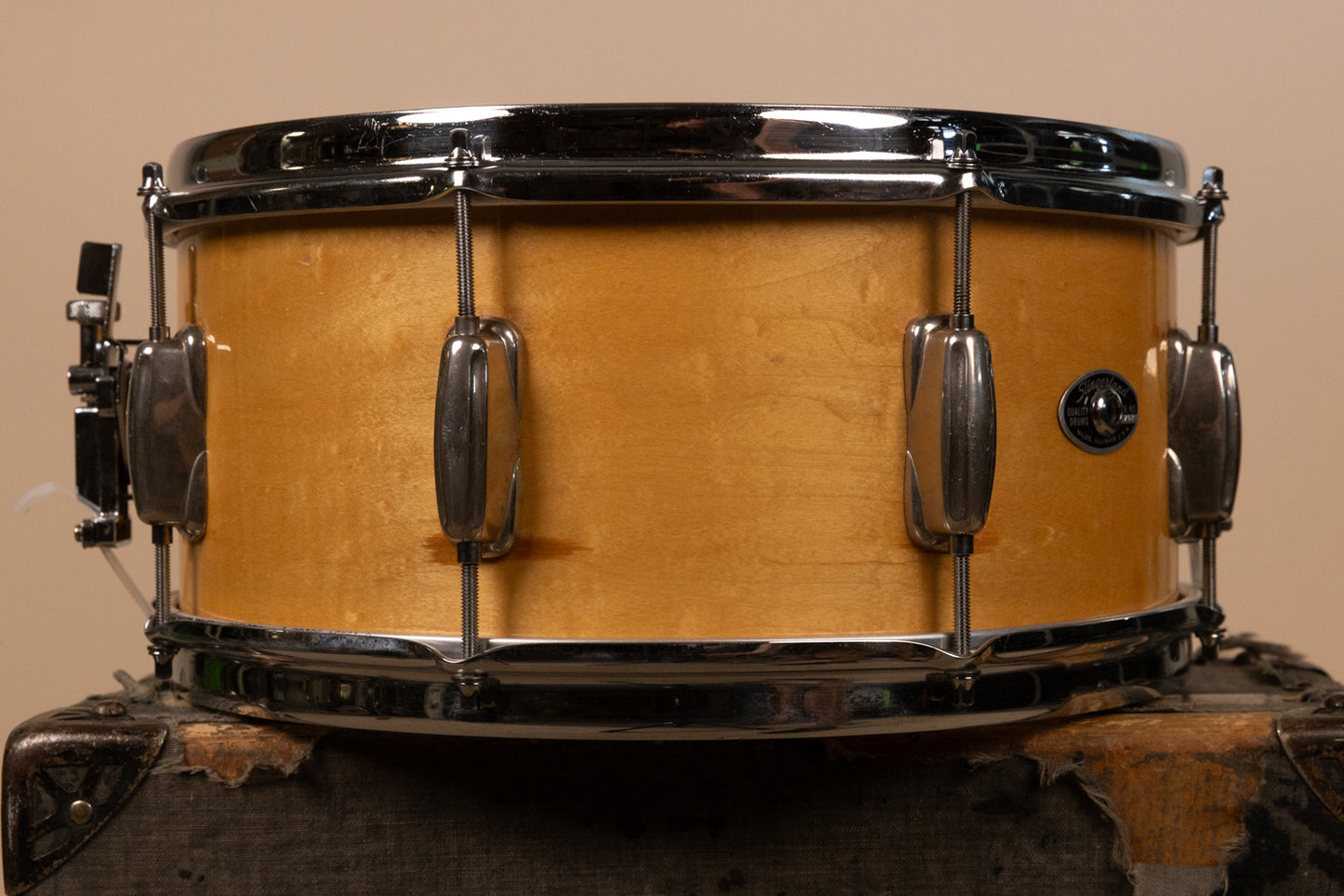 Slingerland 6.5x14 Natural Maple Radio King Clone Snare Drum