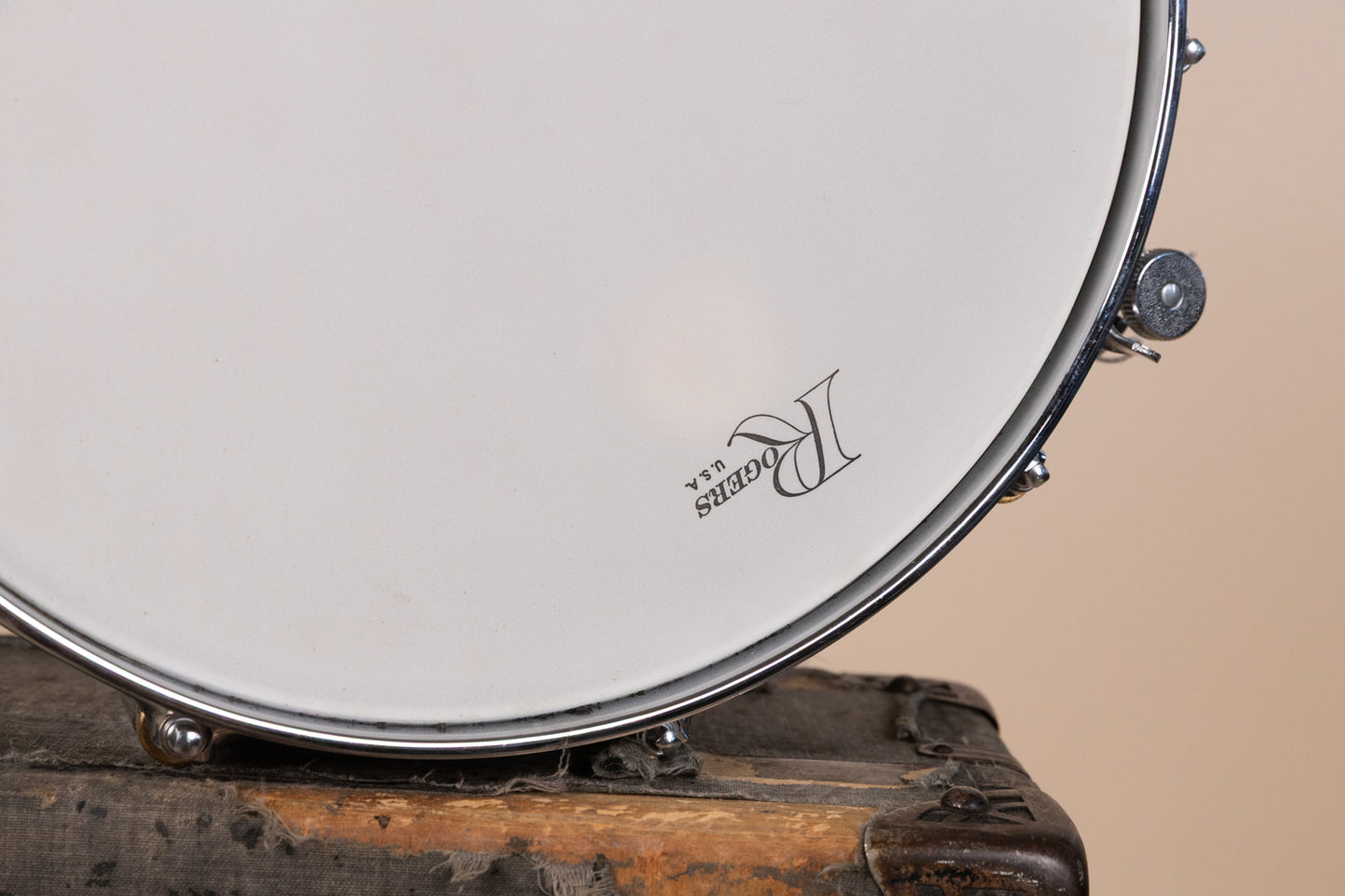 Vintage Rogers 5x14 Big R "Green Felt" Dynasonic Snare Drum