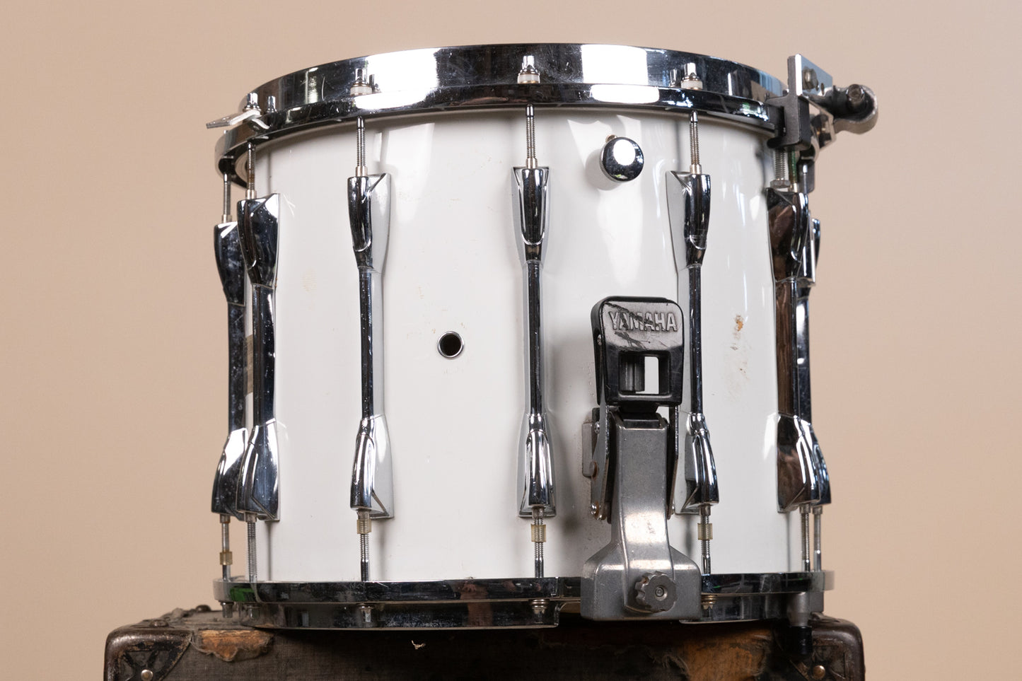 Yamaha 12x14 White Model MS-8014 Marching Snare Drum