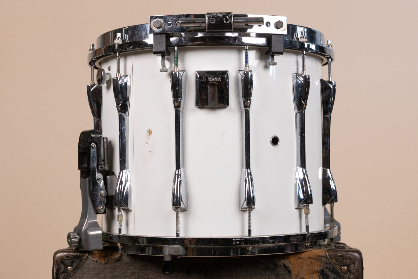 Yamaha 12x14 White Model MS-8014 Marching Snare Drum