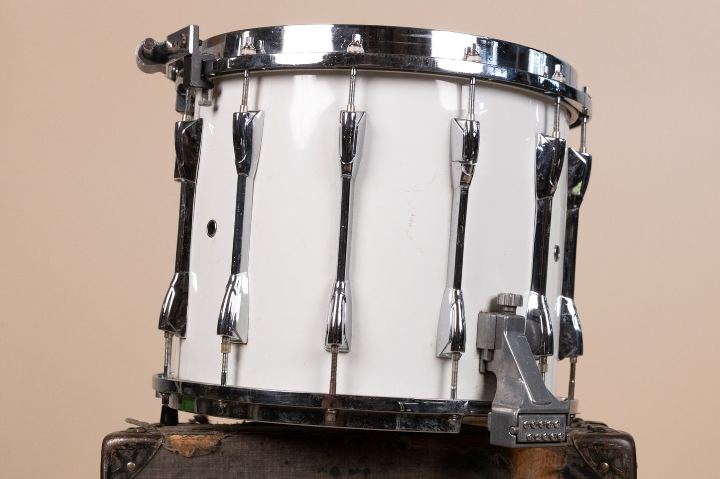 Yamaha 12x14 White Model MS-8014 Marching Snare Drum