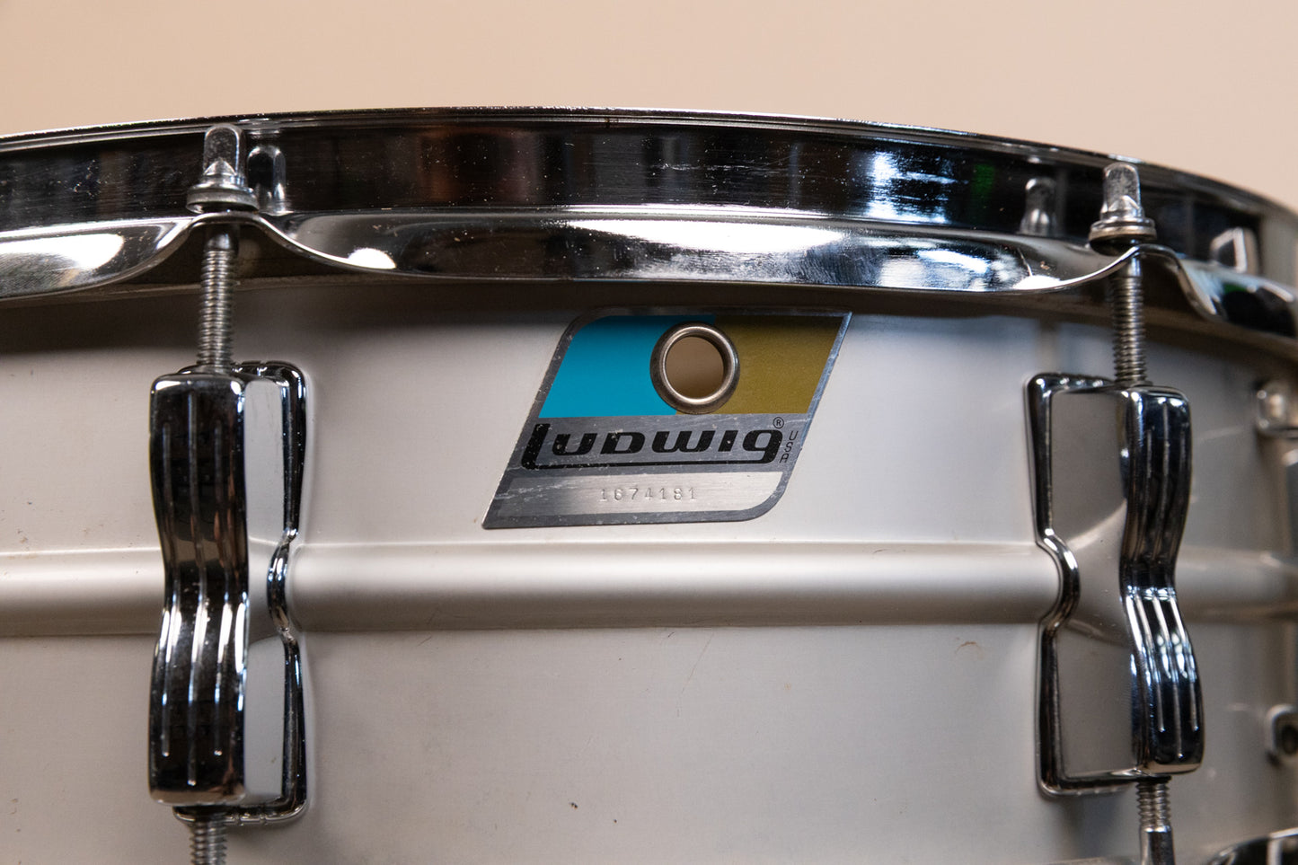 1970s Ludwig 5x14 Acrolite Snare Drum