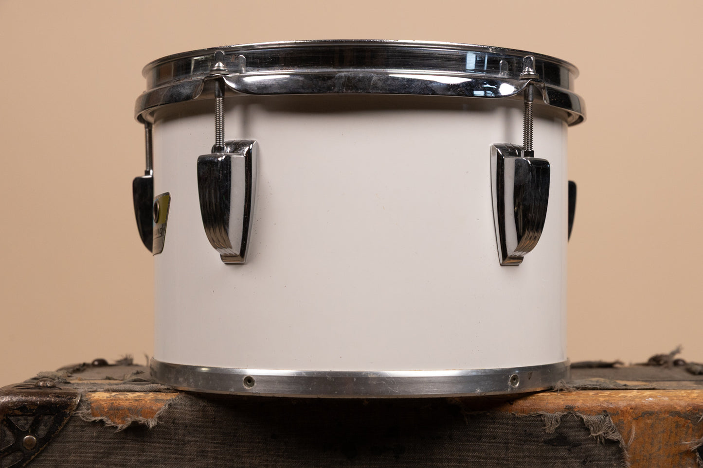 1980s Ludwig 7x10" White Cortex Concert Tom