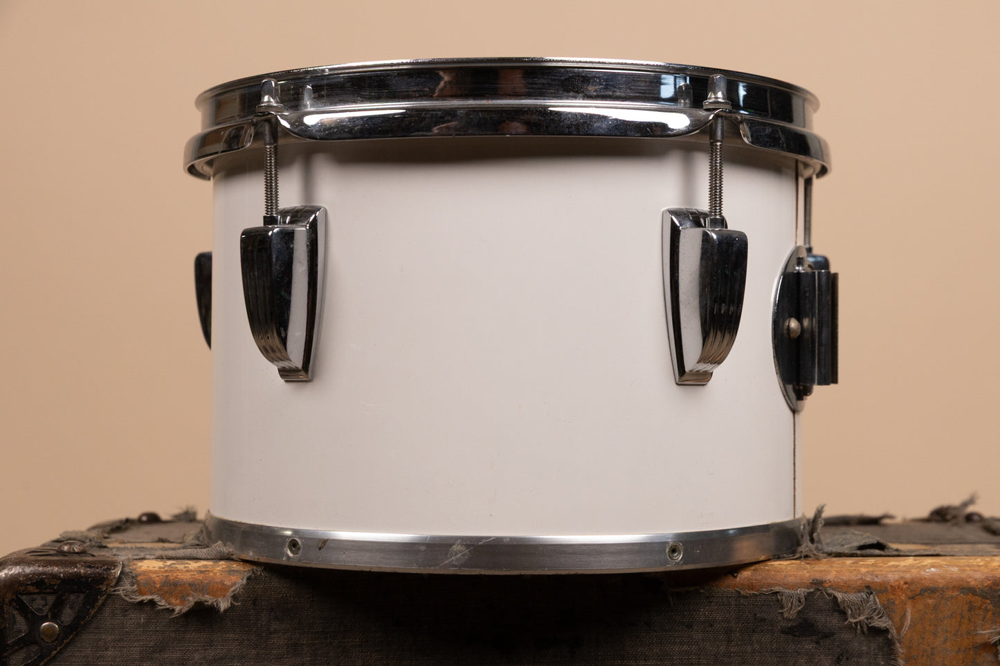 1980s Ludwig 7x10" White Cortex Concert Tom