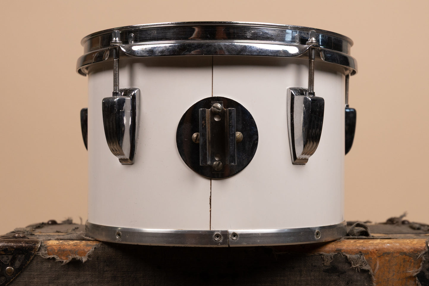 1980s Ludwig 7x10" White Cortex Concert Tom