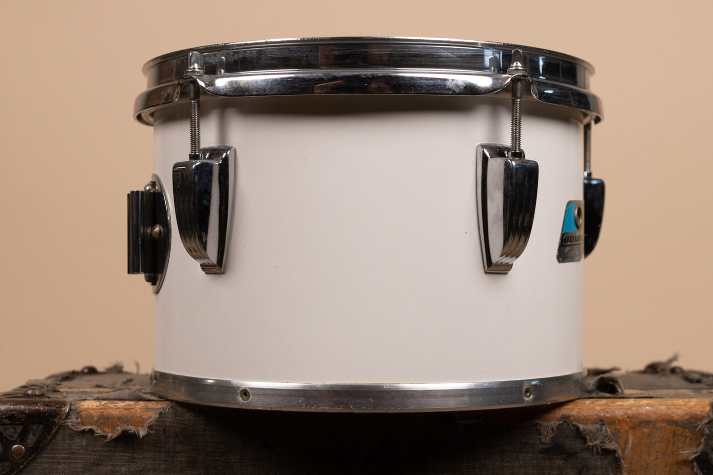 1980s Ludwig 7x10" White Cortex Concert Tom
