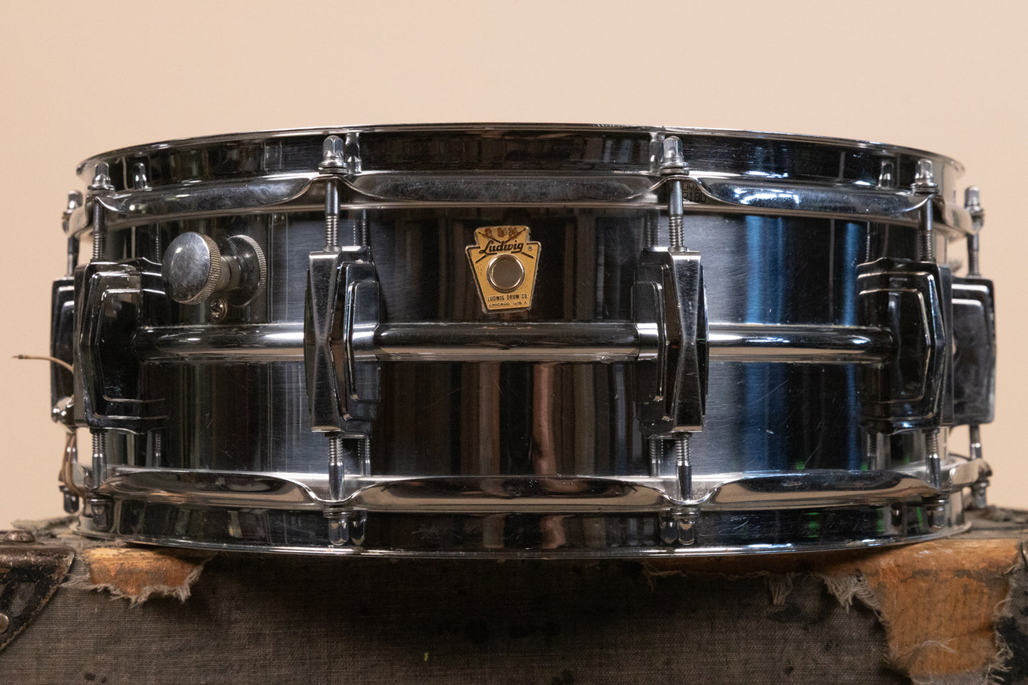 1968 Ludwig 5x14 Supraphonic LM400 Snare Drum