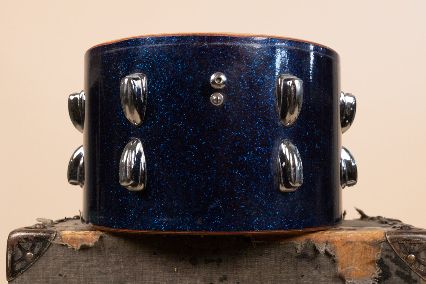1966 Slingerland 8x12 Sparkling Blue Pearl Tom