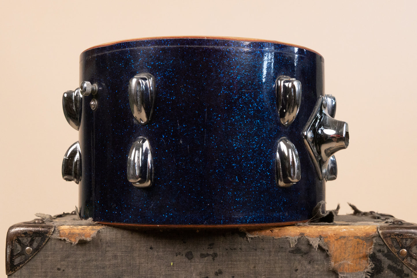 1966 Slingerland 8x12 Sparkling Blue Pearl Tom