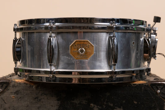 1970s Gretsch 5x14 Aluminum Model #4408 Snare Drum