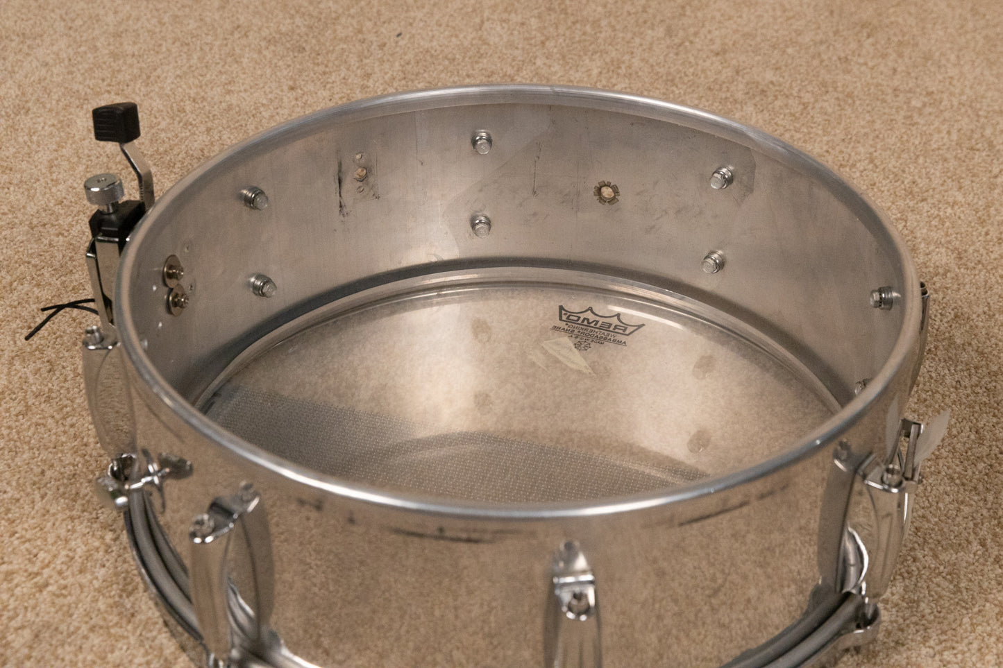 1970s Gretsch 5x14 Aluminum Model #4408 Snare Drum