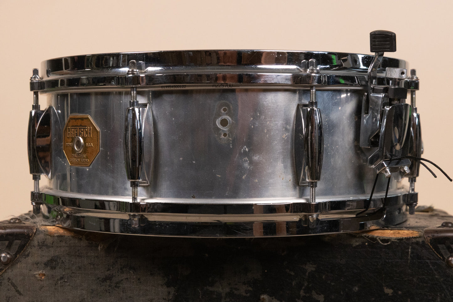 1970s Gretsch 5x14 Aluminum Model #4408 Snare Drum