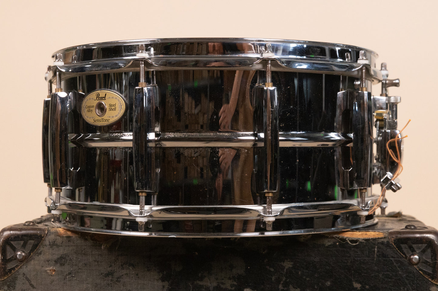 2010s Pearl 6.5x14 Steel Sensitone Snare Drum