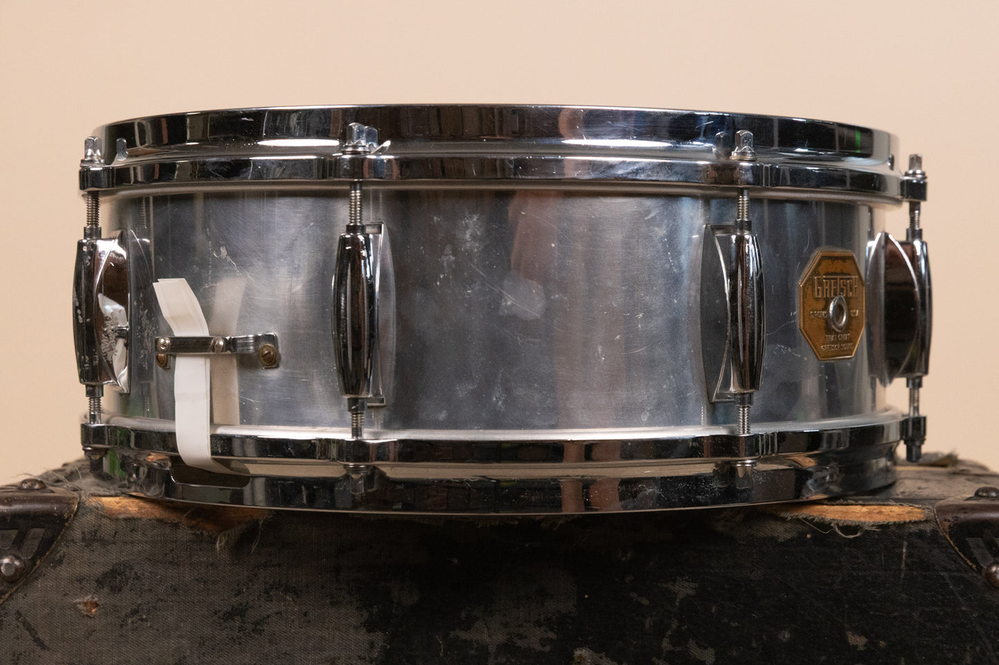 1970s Gretsch 5x14 Aluminum Model #4408 Snare Drum