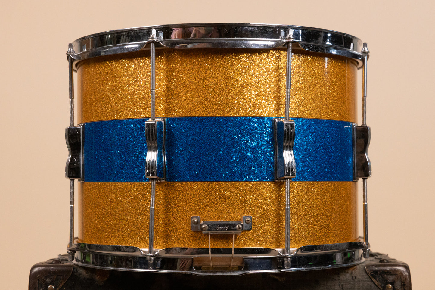 1964 Ludwig 10x14 Parade Master Tri Band Snare Drum