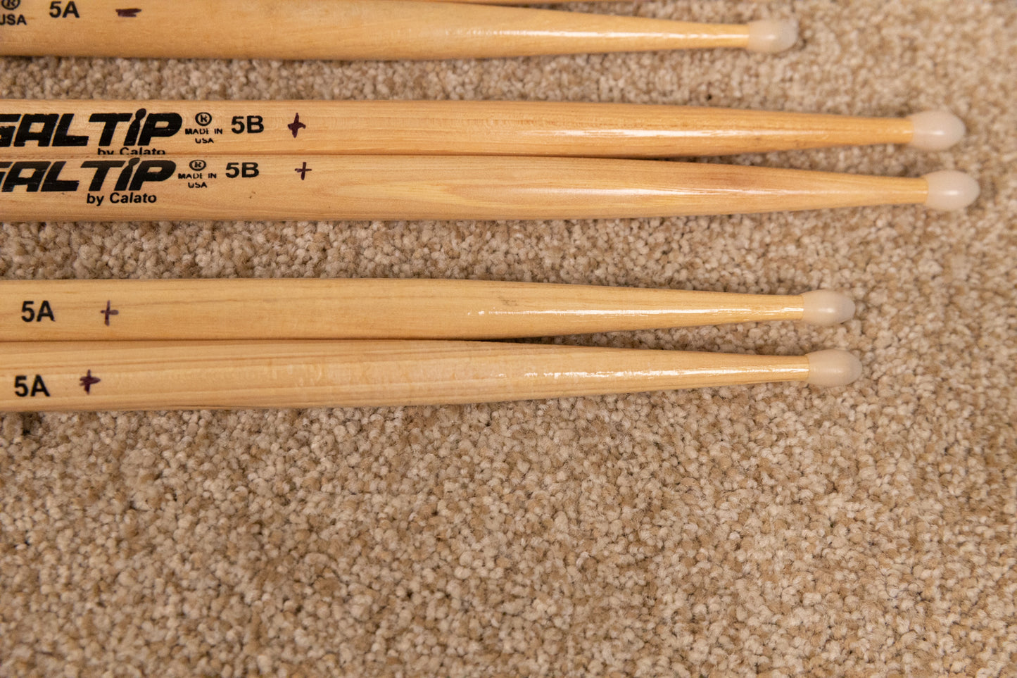 Regal Tip 5A and 5B Drum Sticks