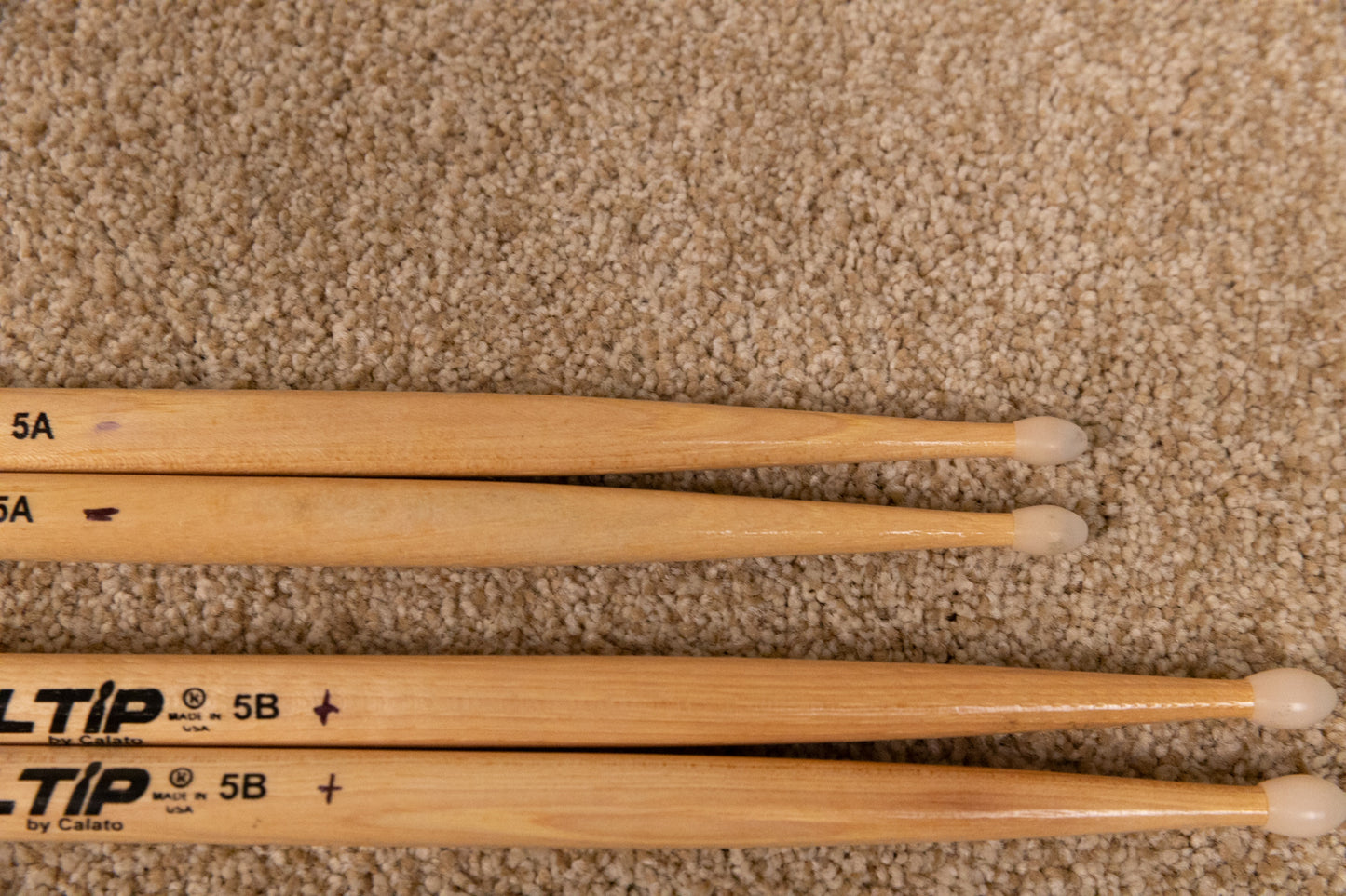 Regal Tip 5A and 5B Drum Sticks