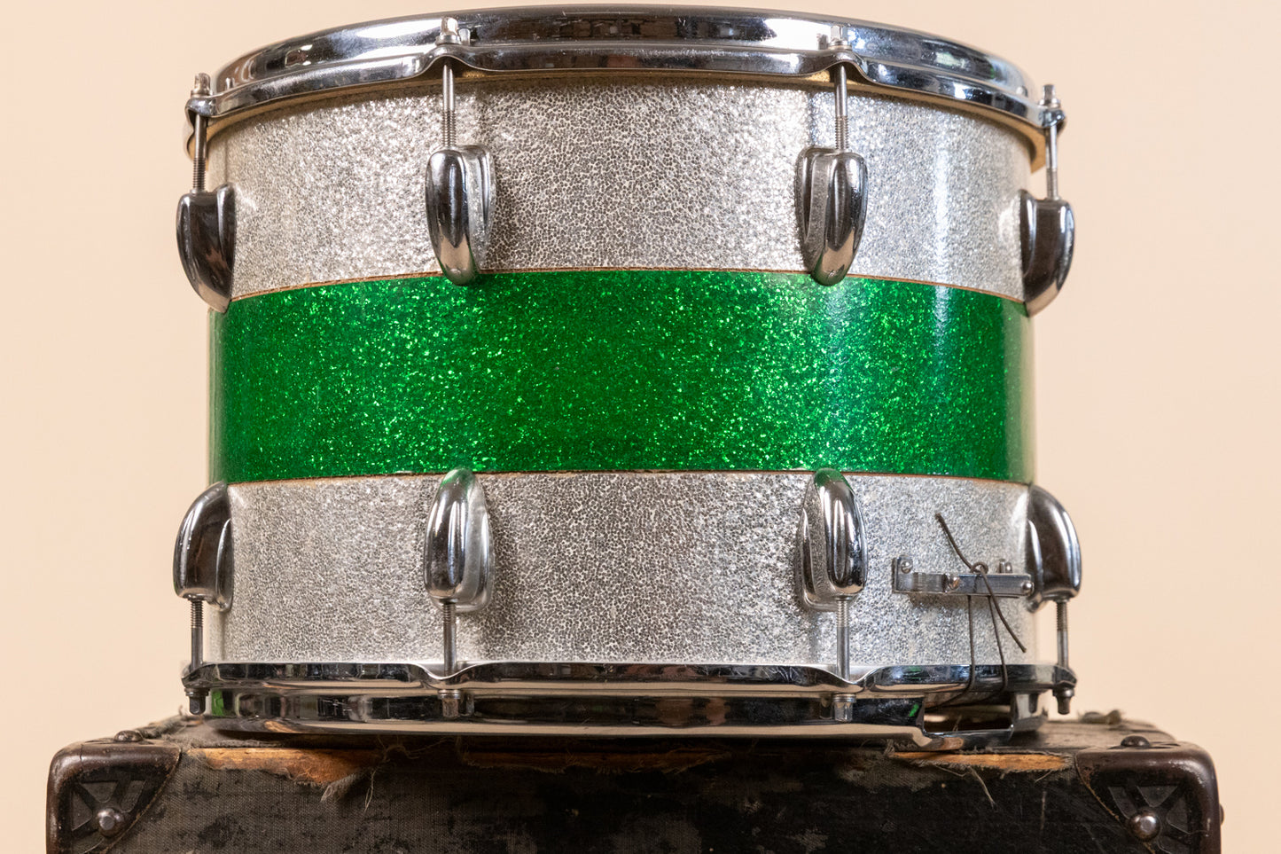 1966 Slingerland 10x14 Haskell W. Harr Tri Band Parade Drum