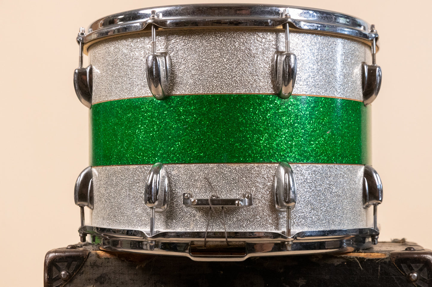 1966 Slingerland 10x14 Haskell W. Harr Tri Band Parade Drum