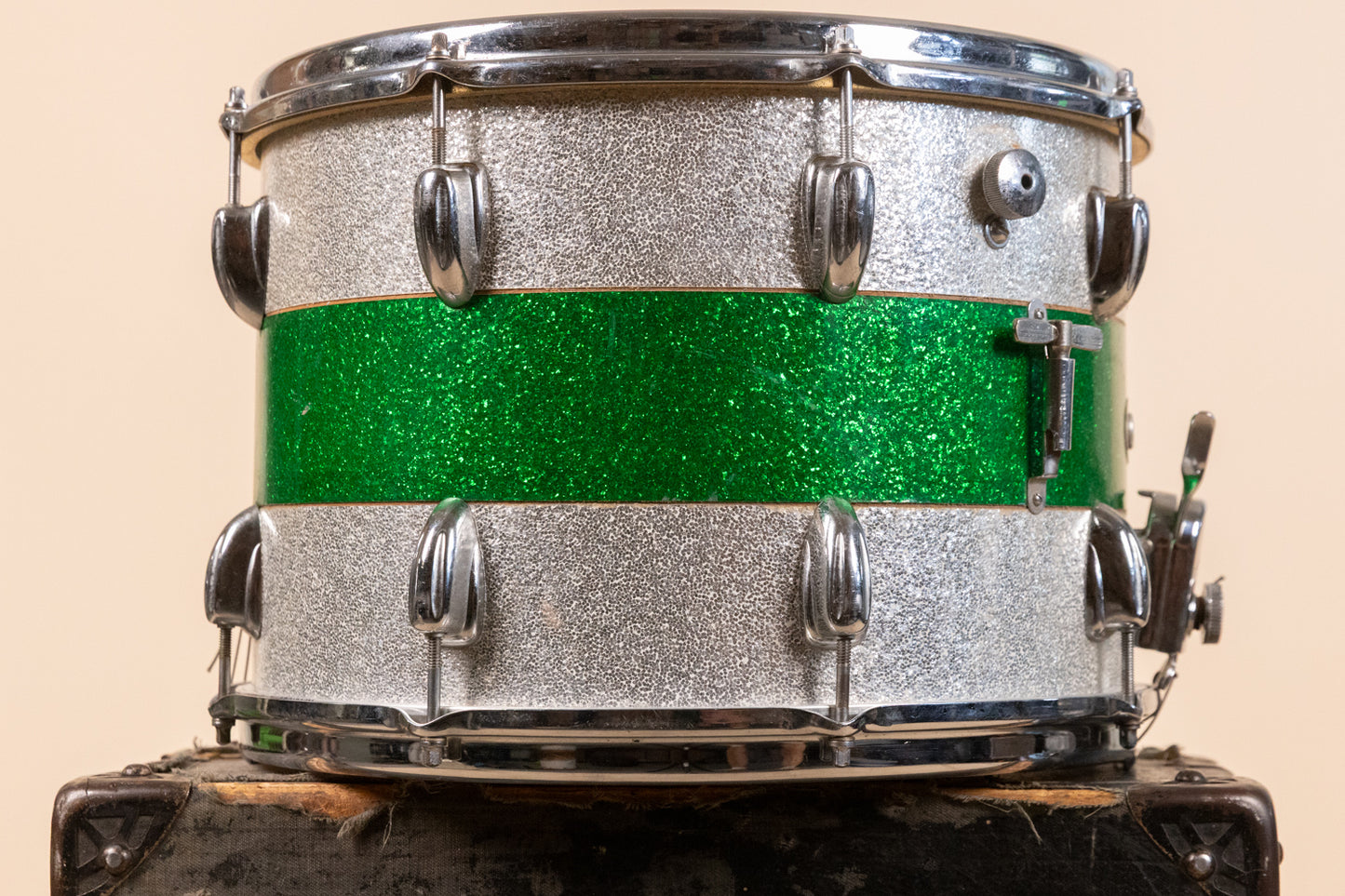 1966 Slingerland 10x14 Haskell W. Harr Tri Band Parade Drum