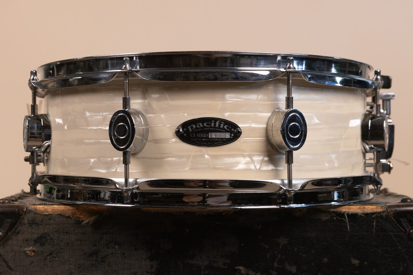 Pacific CX 5x14 White Marine Pearl Snare Drum