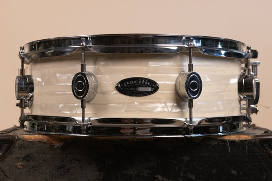 Pacific CX 5x14 White Marine Pearl Snare Drum