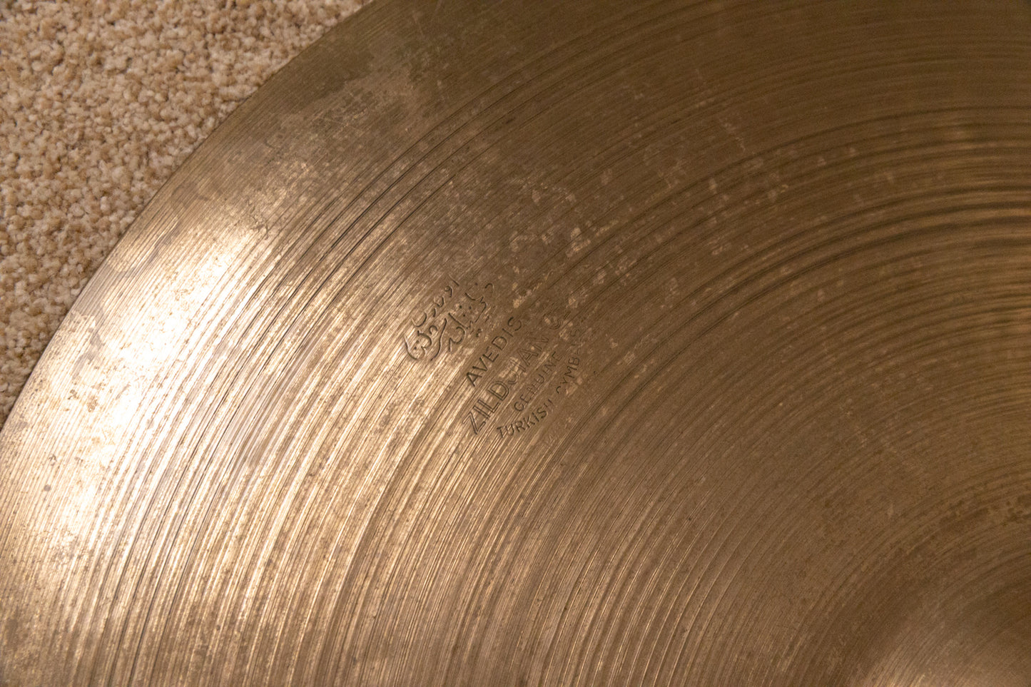 1950s Zildjian A 22" Hollow Block Ride Cymbal 2680g
