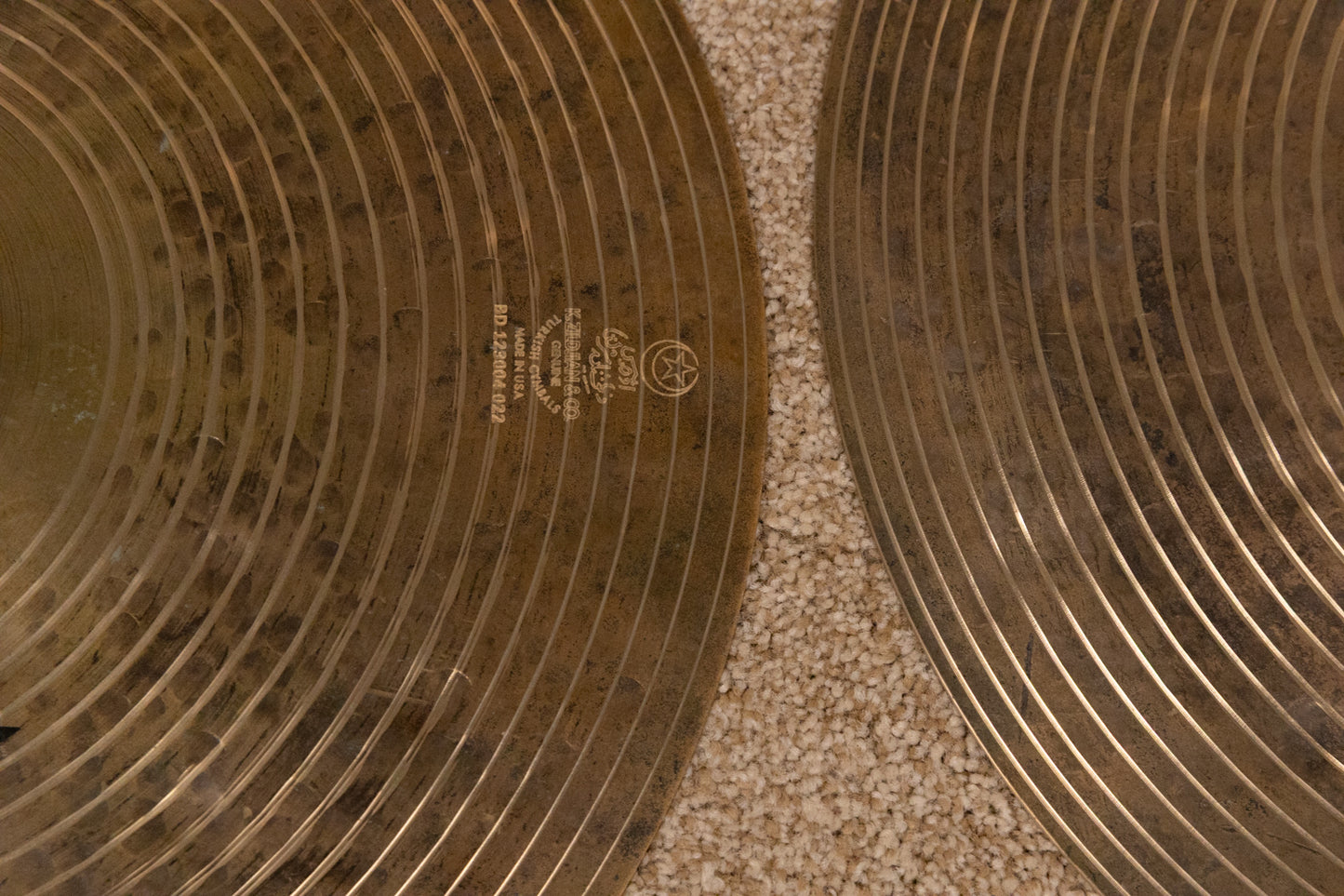 Zildjian 14" K Custom Special Dry Hi Hat Cymbals 908g 1423g