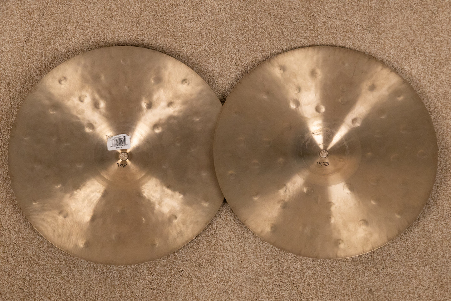 Zildjian 14" K Custom Special Dry Hi Hat Cymbals 908g 1423g