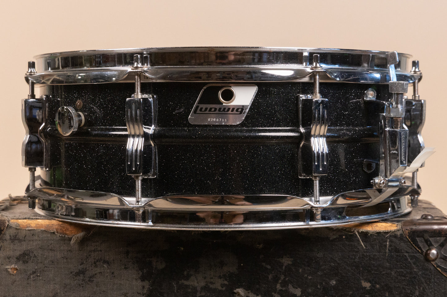 Ludwig 5x14 Black Galaxy Acrolite Snare Drum