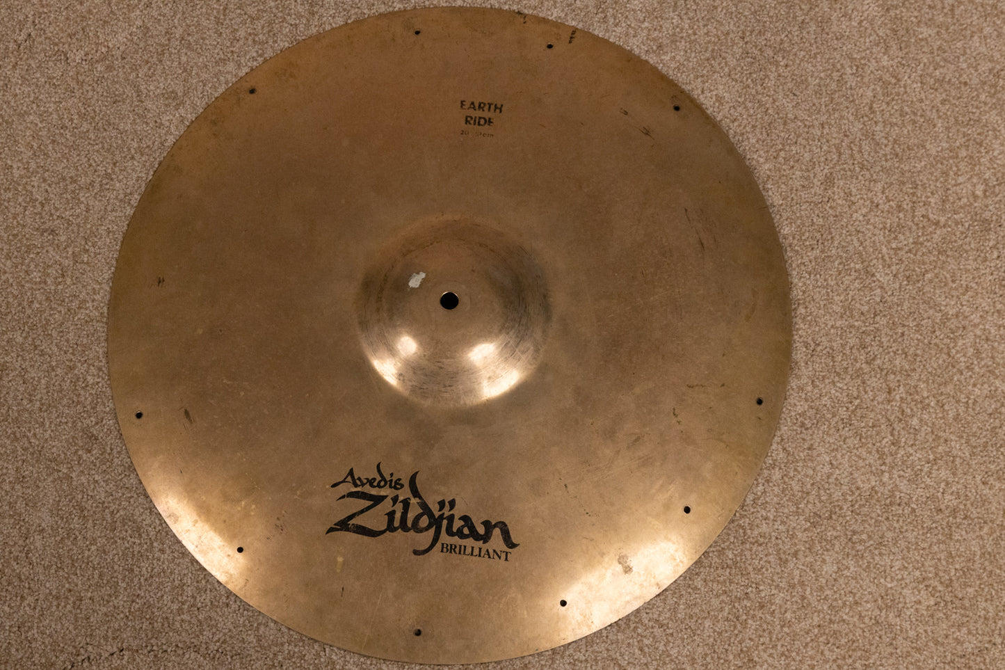 Zildjian A 20" Brilliant Earth Ride Cymbal 3438g