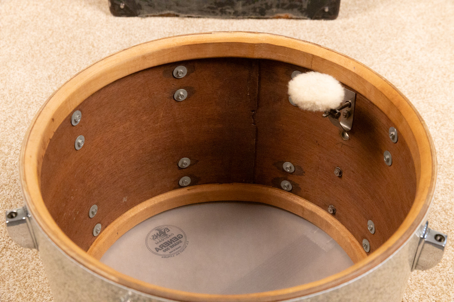 1960s Ludwig 10x14 Silver Sparkle Super Classic Parade Drum