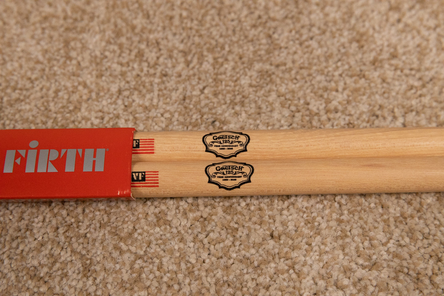 New Old Stock Vic Firth Gretsch 125th Anniversary Drum Sticks