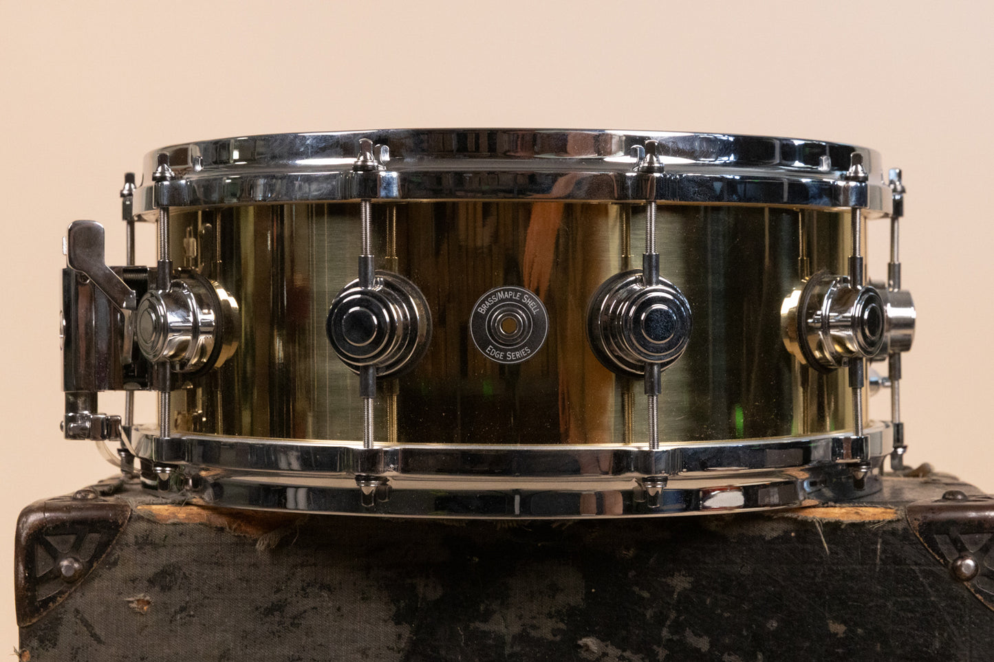 2000s DW Collector's Series 5.5x14 Bell Brass Snare Drum