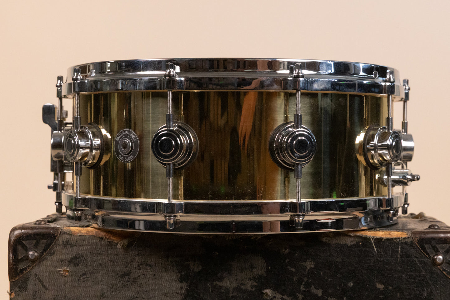 2000s DW Collector's Series 5.5x14 Bell Brass Snare Drum