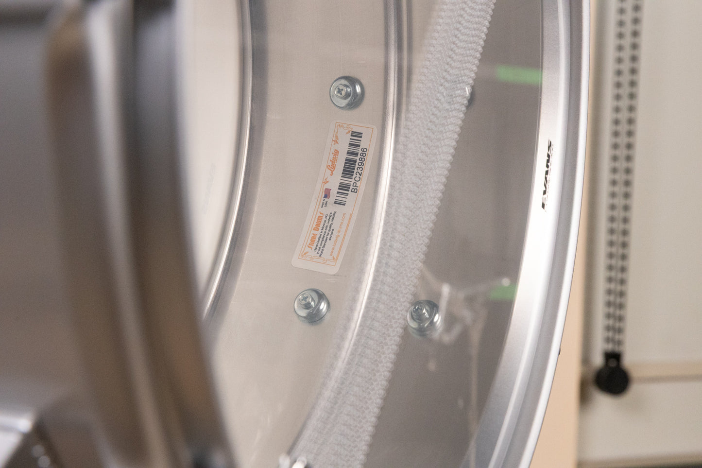 Ludwig Limited Edition 6.5x14 Satin Chrome Acrolite Snare Drum