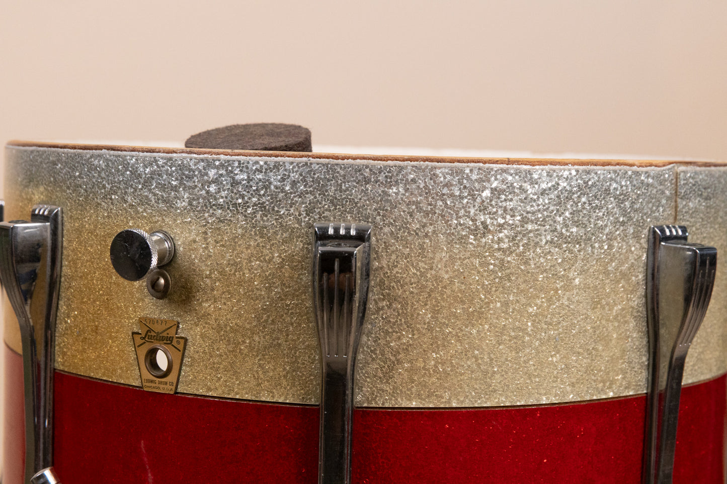 1960s Ludwig 10x14 Super-Sensitive Parade Snare Drum
