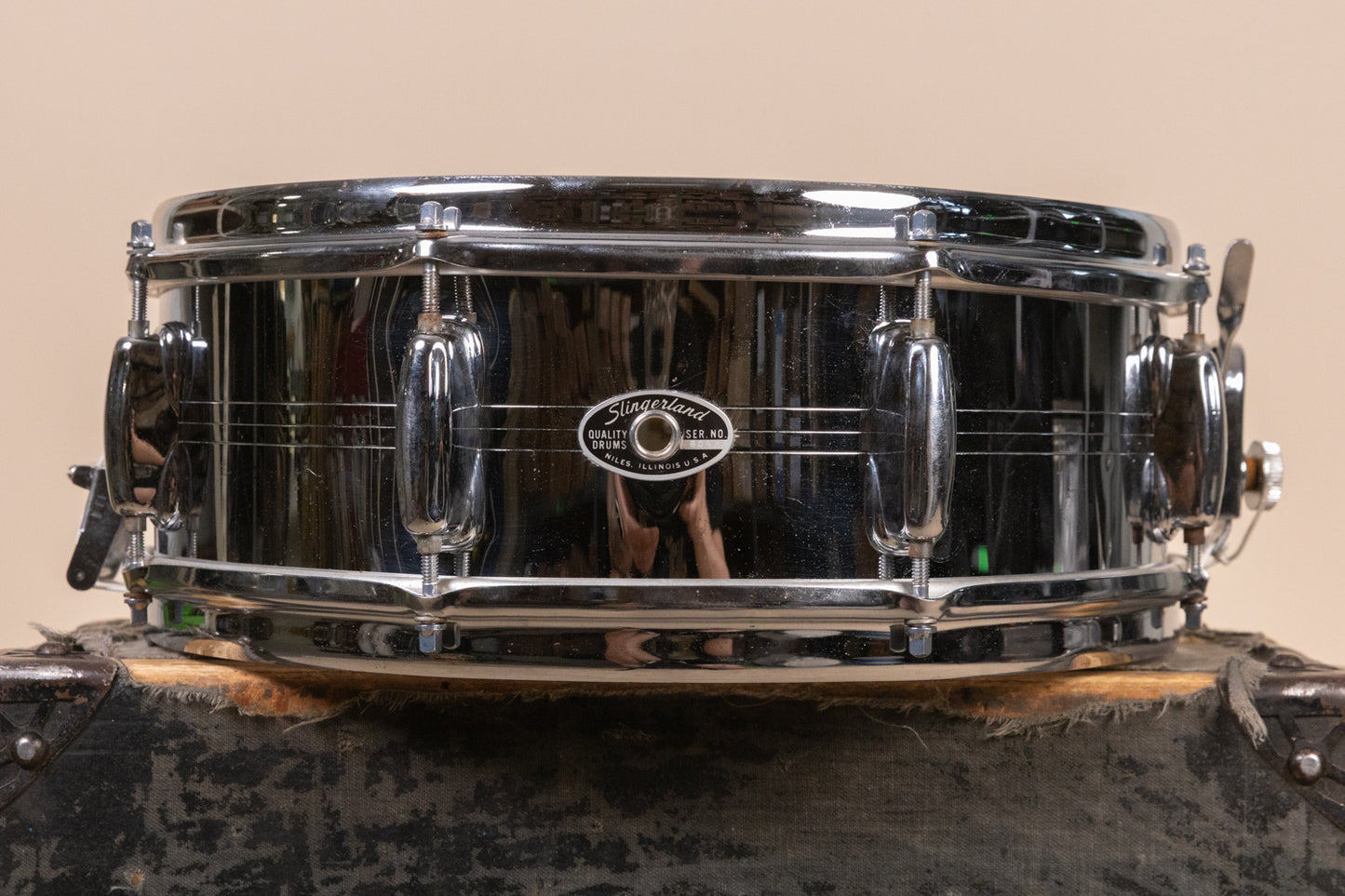 1970s Slingerland 5x14 Sound King Snare Drum