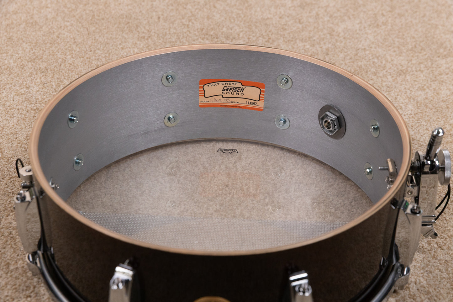 Gretsch USA Custom 5x14 Antique Maple Gloss Snare Drum