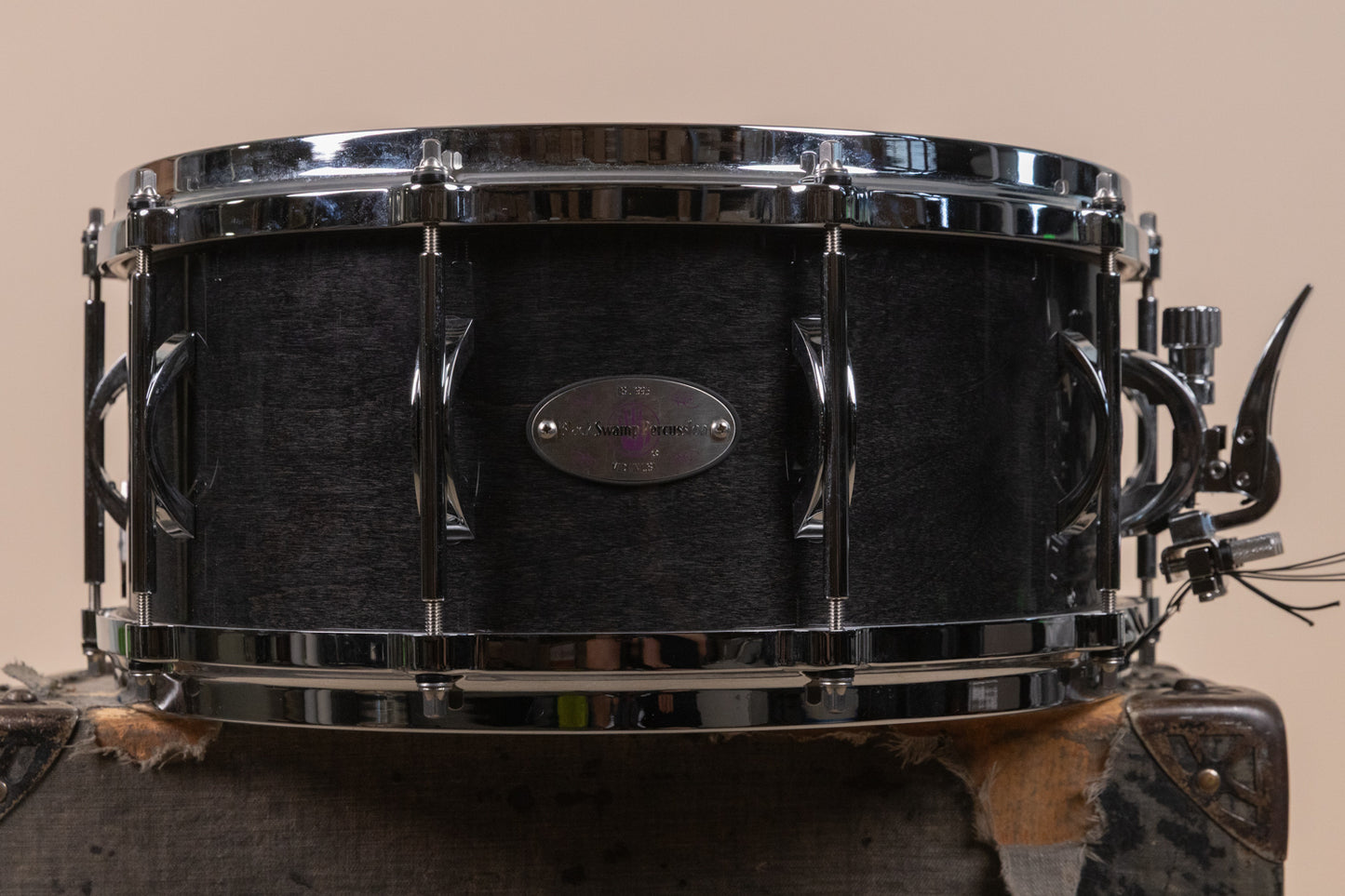 Black Swamp 6.5x14 Soundart Concert Black Snare Drum