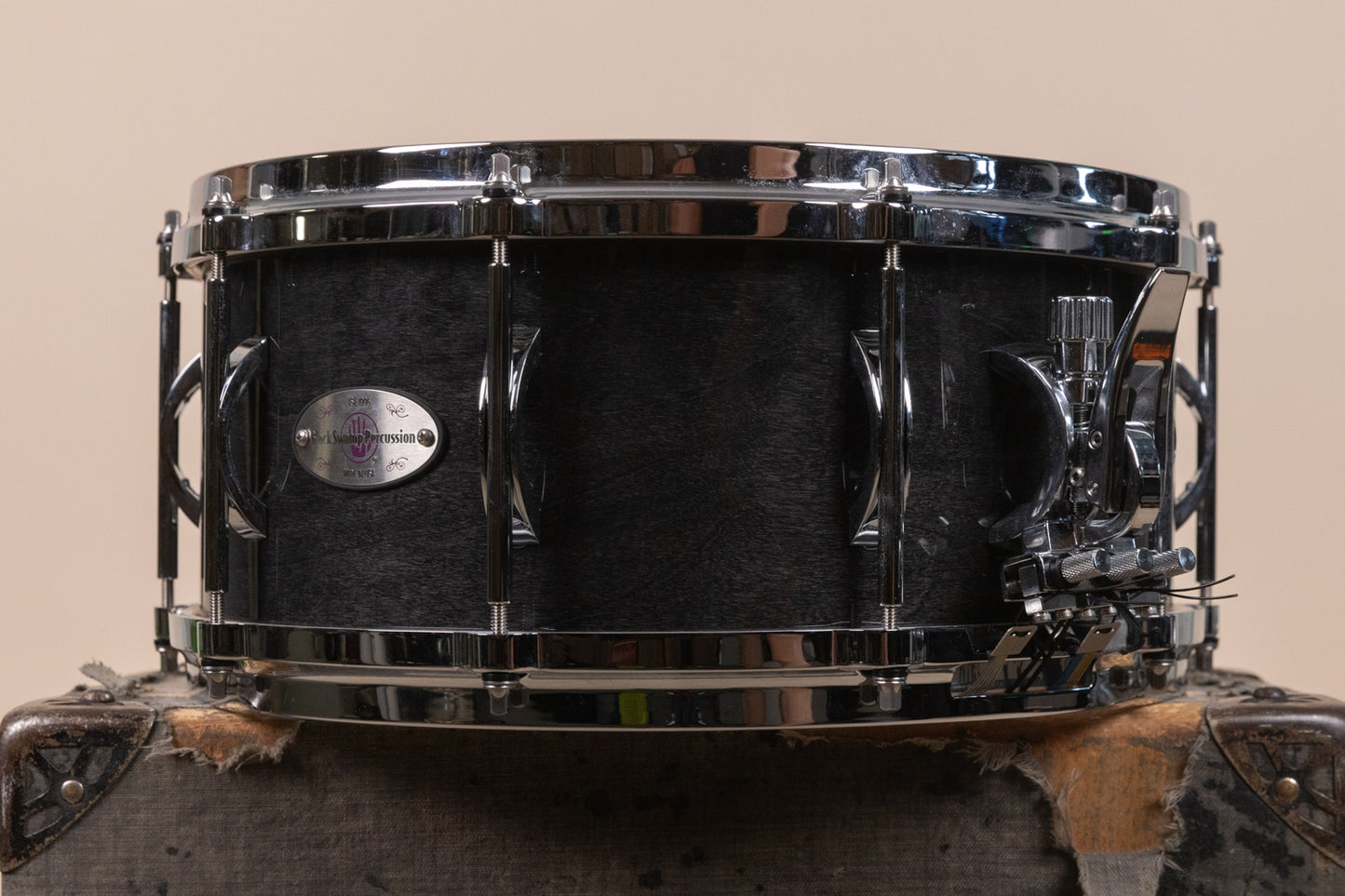 Black Swamp 6.5x14 Soundart Concert Black Snare Drum