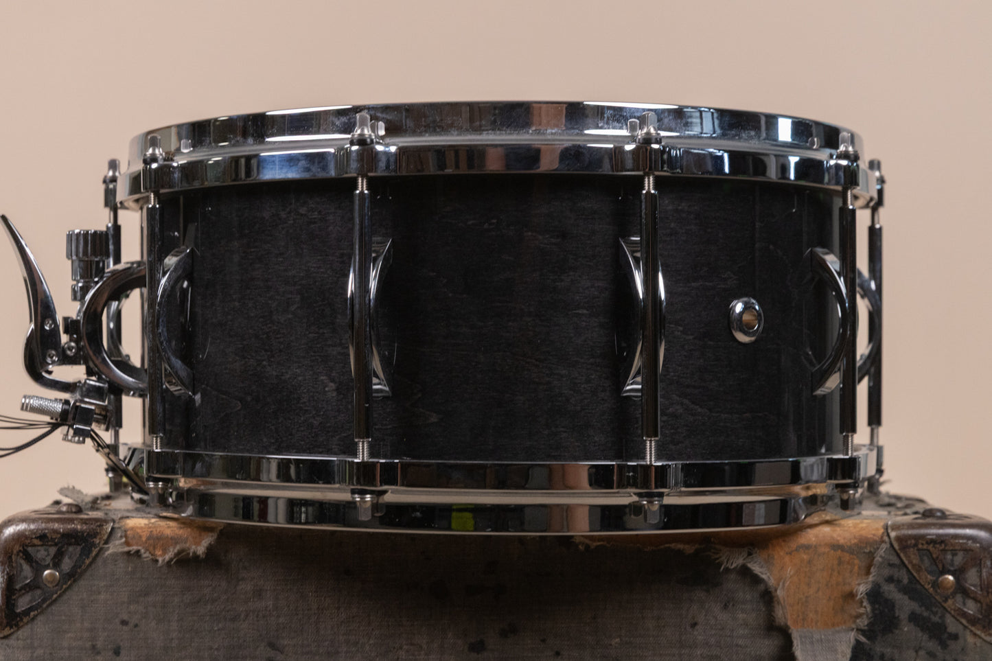 Black Swamp 6.5x14 Soundart Concert Black Snare Drum