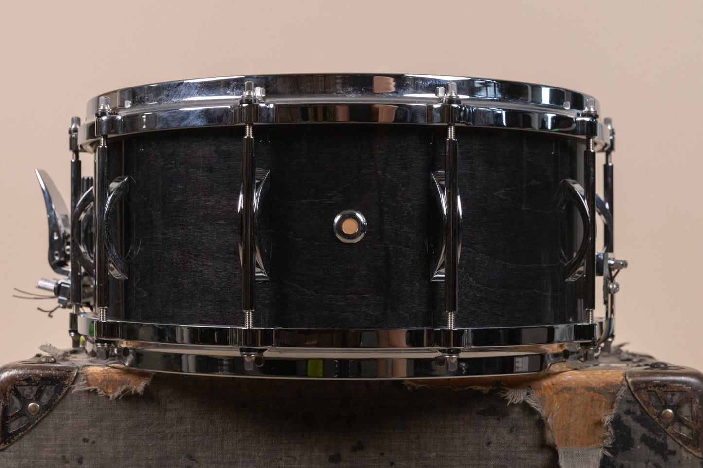 Black Swamp 6.5x14 Soundart Concert Black Snare Drum