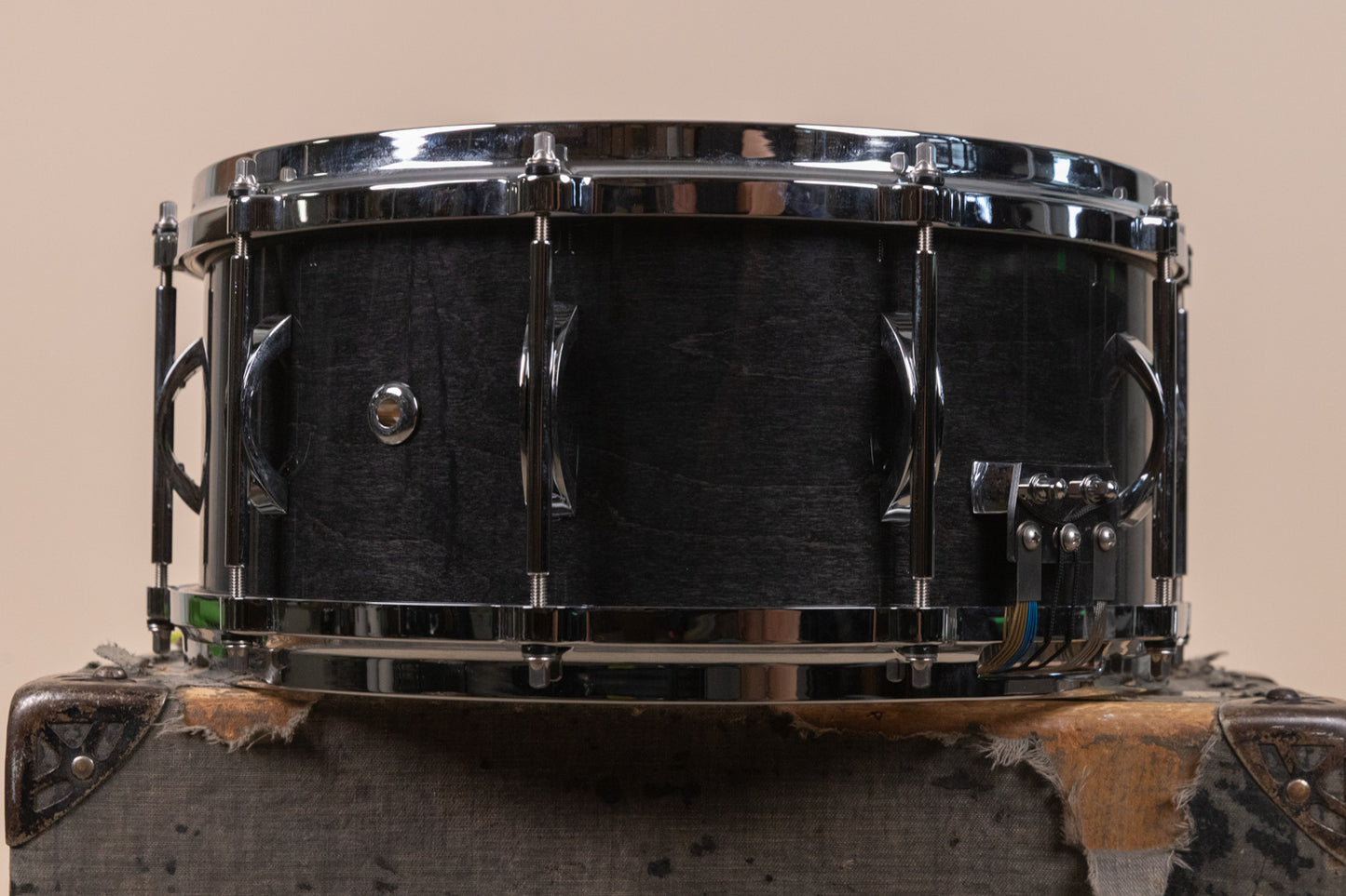 Black Swamp 6.5x14 Soundart Concert Black Snare Drum
