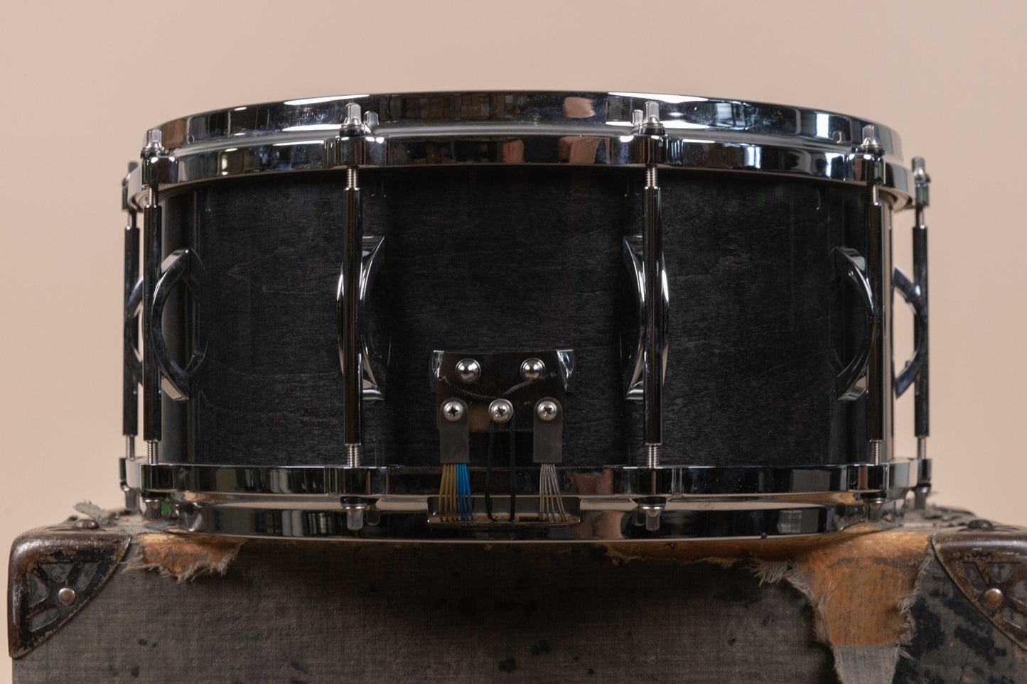Black Swamp 6.5x14 Soundart Concert Black Snare Drum